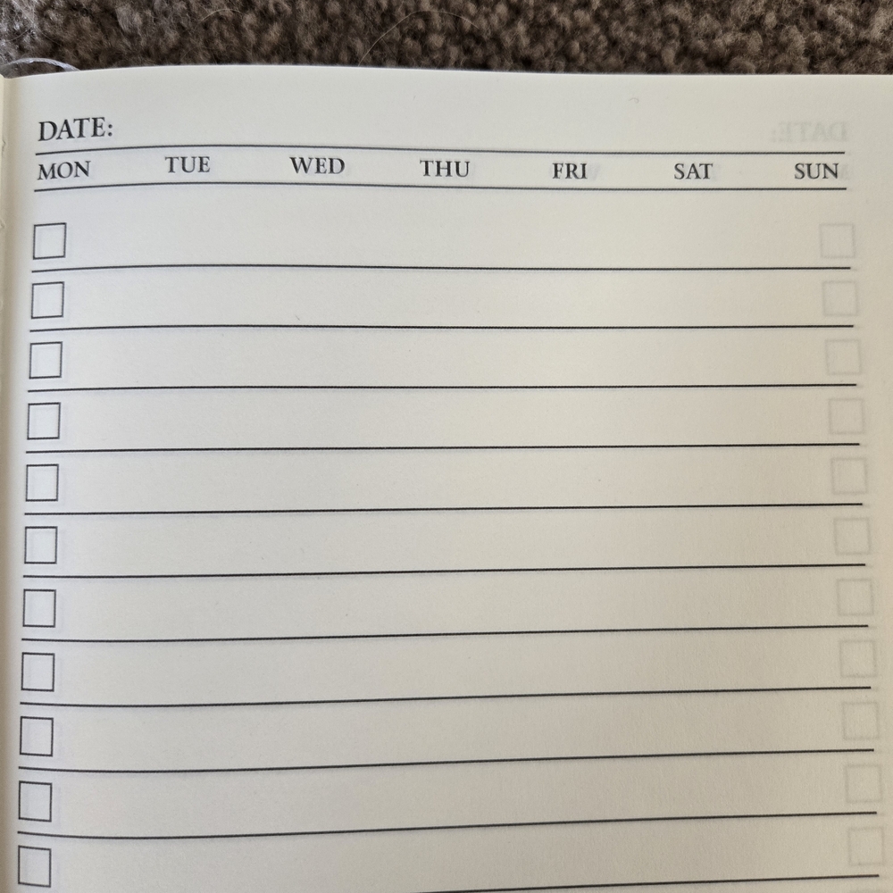 New in package-Stylish black/gold daily planner. - Picture 3 of 5